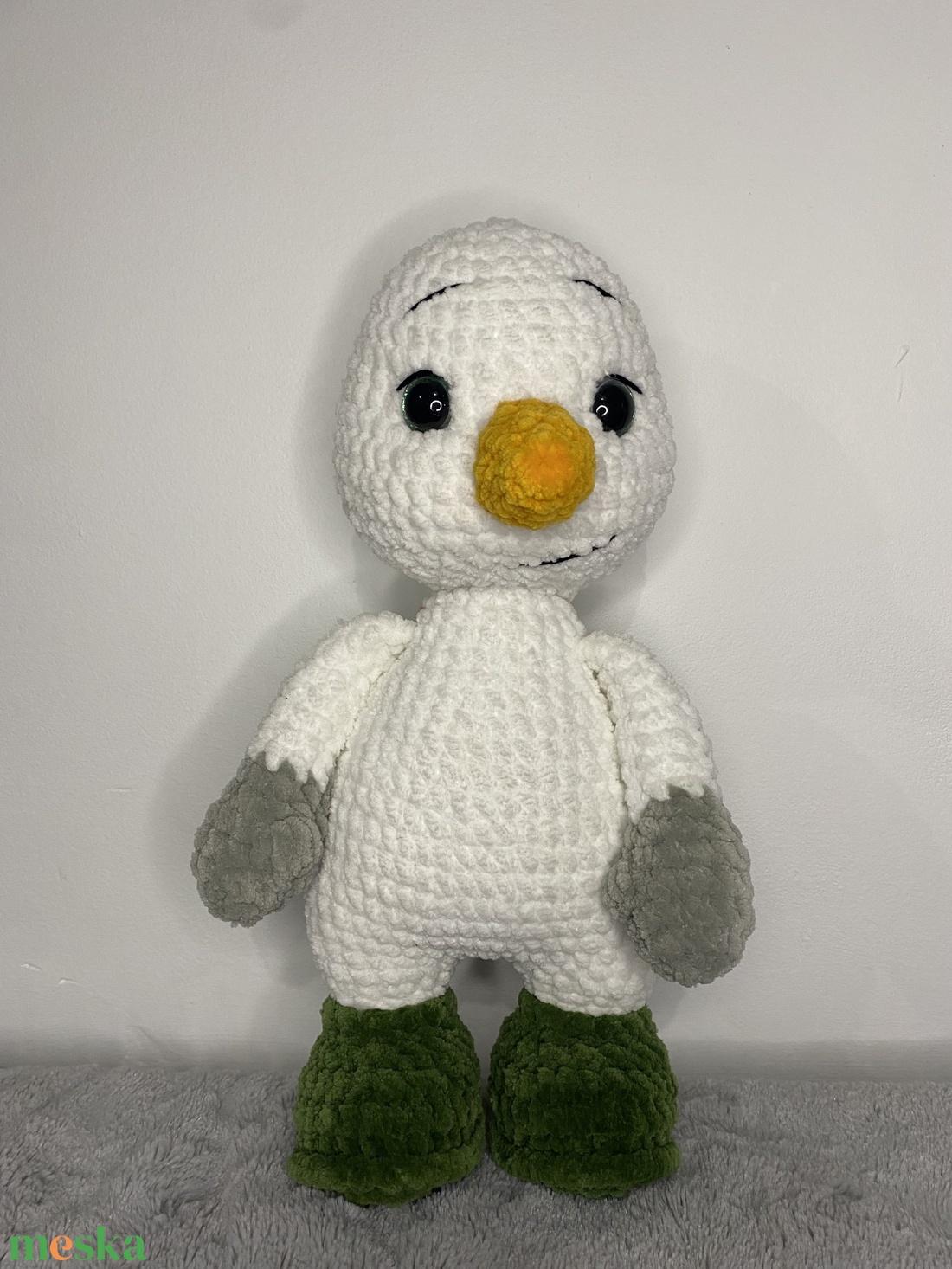 Horgolt hóember - játék & sport - plüssállat & játékfigura - más figura - Meska.hu