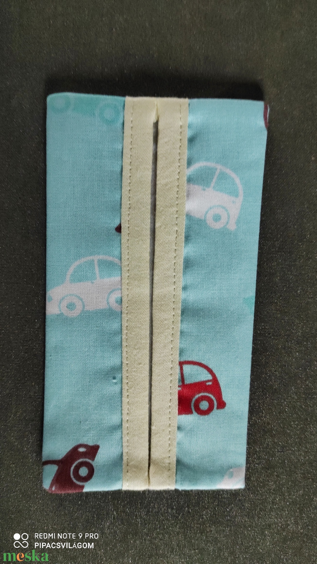 Autós papír zsebkendő tartó - táska & tok - pénztárca & más tok - zsebkendőtartó tok - Meska.hu