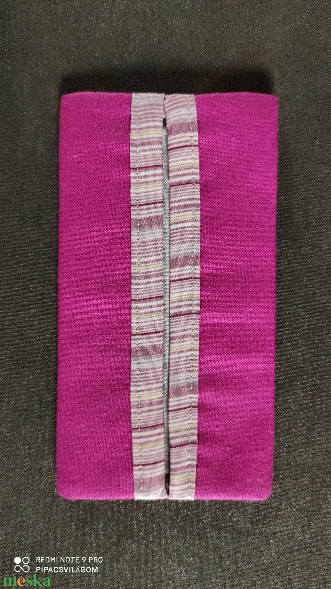 Pink papír zsebkendő tartó - táska & tok - pénztárca & más tok - zsebkendőtartó tok - Meska.hu