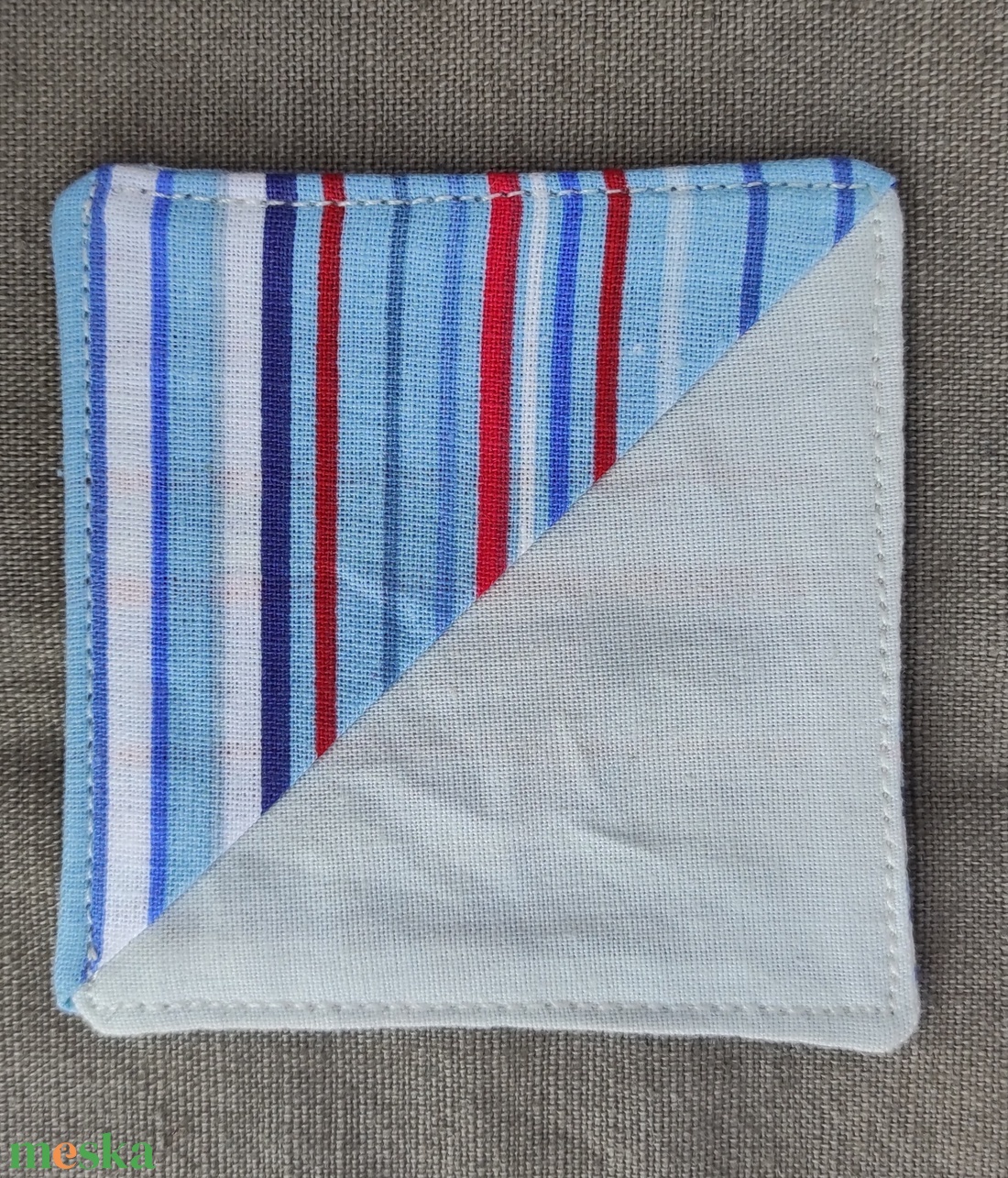 Kék csíkos könyvjelző, könyvsarok - könyv & zene - könyvjelző - Meska.hu