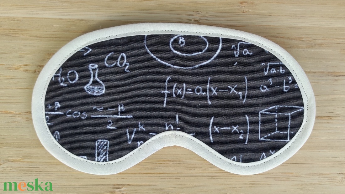 Szempihentető maszk, matematika - szépségápolás - arcápolás - alvómaszk, szemmaszk - Meska.hu Szempihentető maszk, matematika - szépségápolás - arcápolás - alvómaszk, szemmaszk - Meska.hu