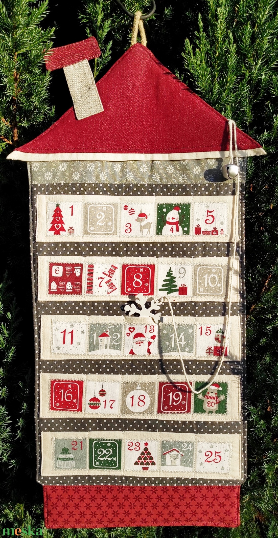 Adventi naptár, társasház - karácsony - adventi díszek - adventi naptár - Meska.hu Adventi naptár, társasház - karácsony - adventi díszek - adventi naptár - Meska.hu