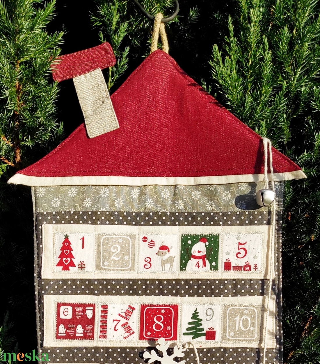 Adventi naptár, társasház - karácsony - adventi díszek - adventi naptár - Meska.hu Adventi naptár, társasház - karácsony - adventi díszek - adventi naptár - Meska.hu
