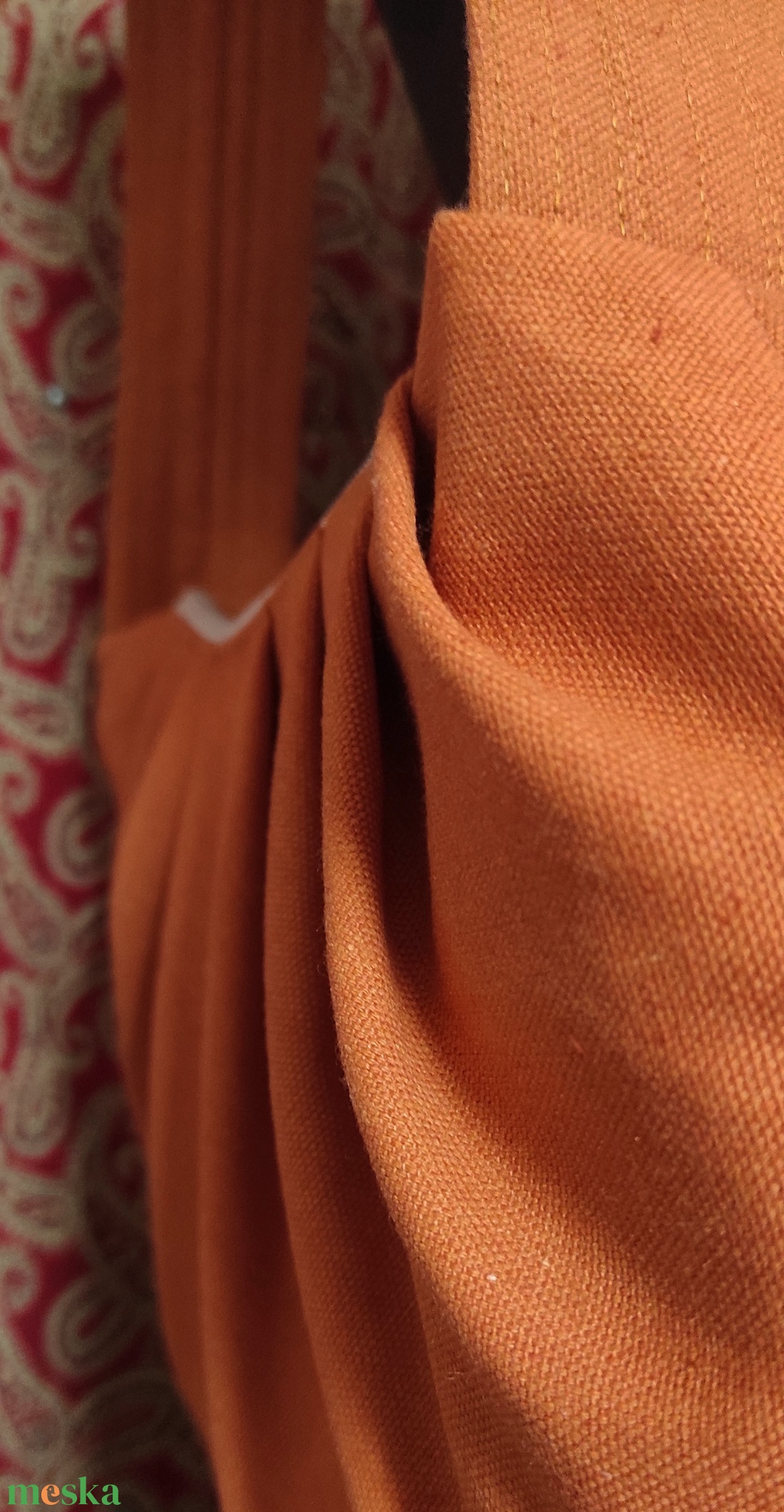 Kifli táska, narancssárga - táska & tok - kézitáska & válltáska - válltáska - Meska.hu