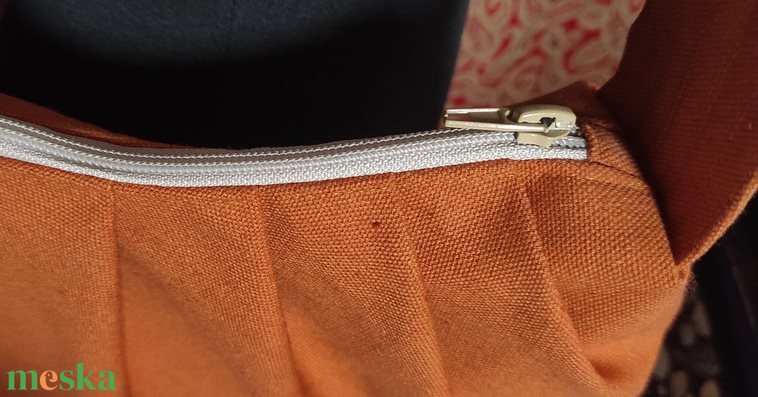 Kifli táska, narancssárga - táska & tok - kézitáska & válltáska - válltáska - Meska.hu