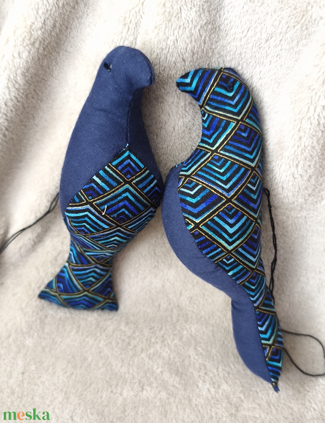 Boldogság Kék Madarai párban - játék & sport - plüssállat & játékfigura - madár - Meska.hu