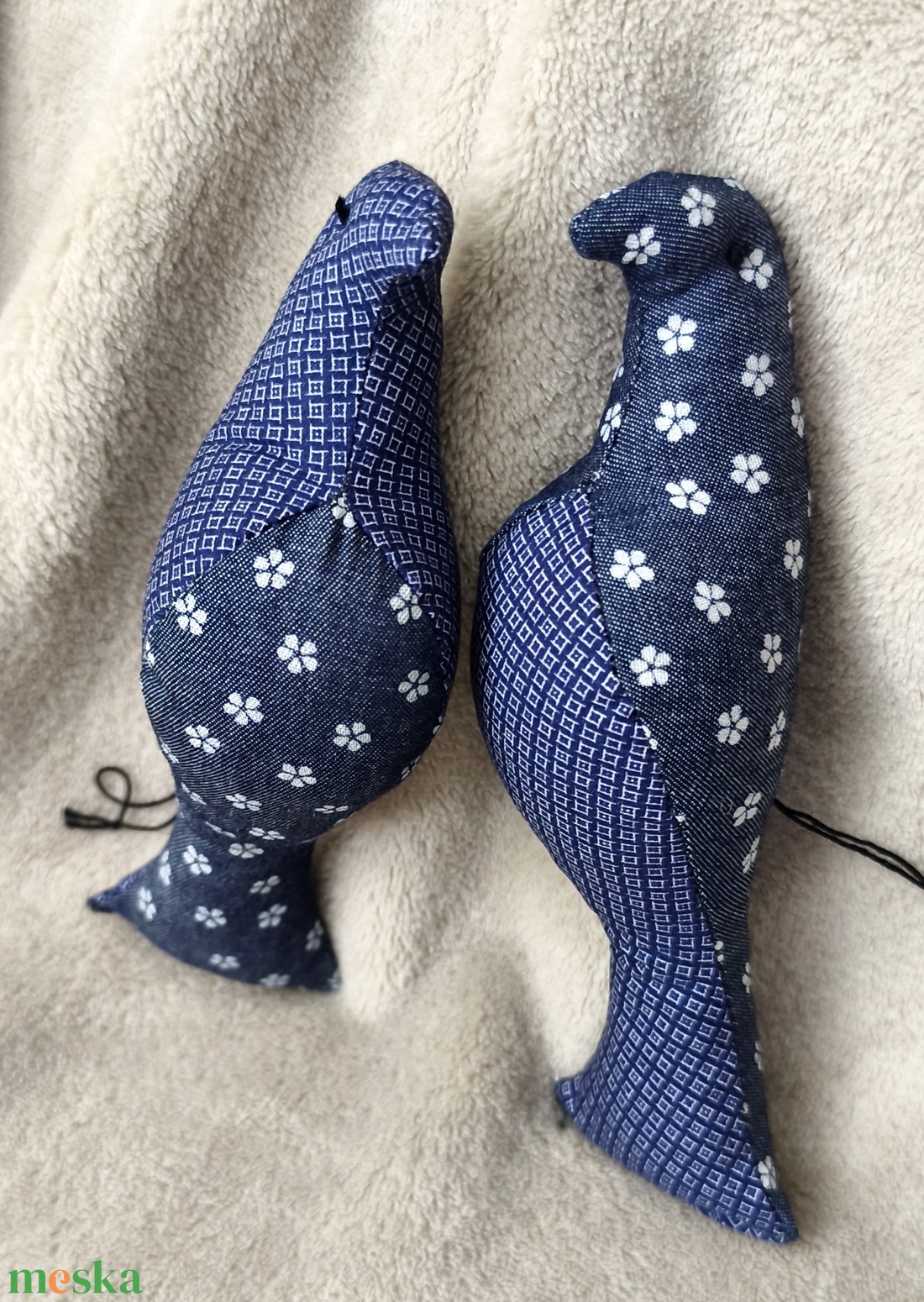 Boldogság Kék Madarai párban - játék & sport - plüssállat & játékfigura - madár - Meska.hu