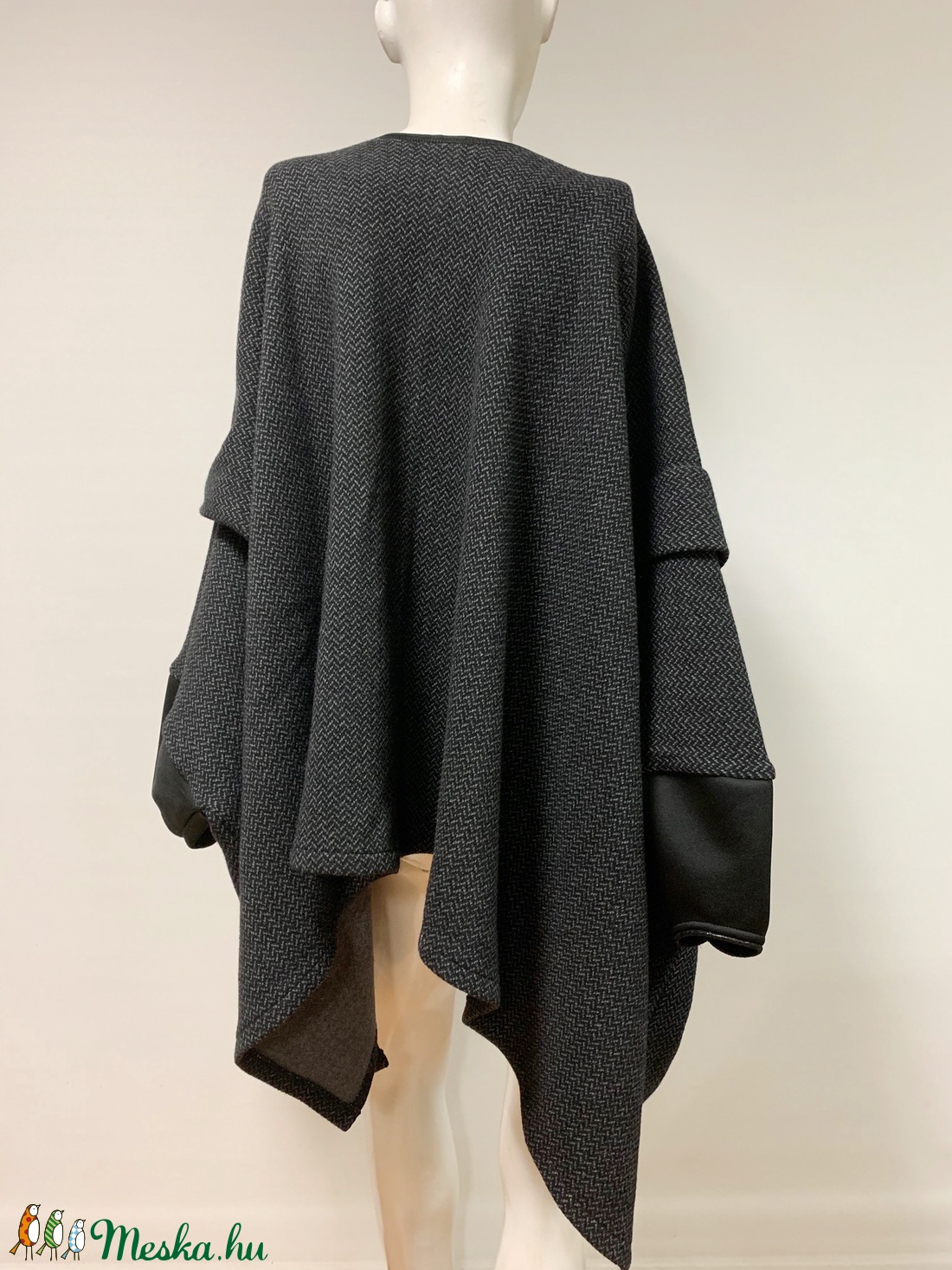 Szürke kabát, pelerin -  - Meska.hu