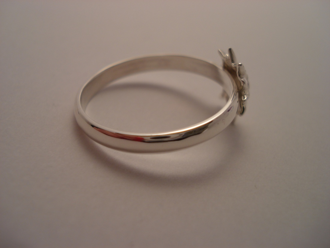 ezüst havasigyopár gyűrű ignoop részére -  - Meska.hu