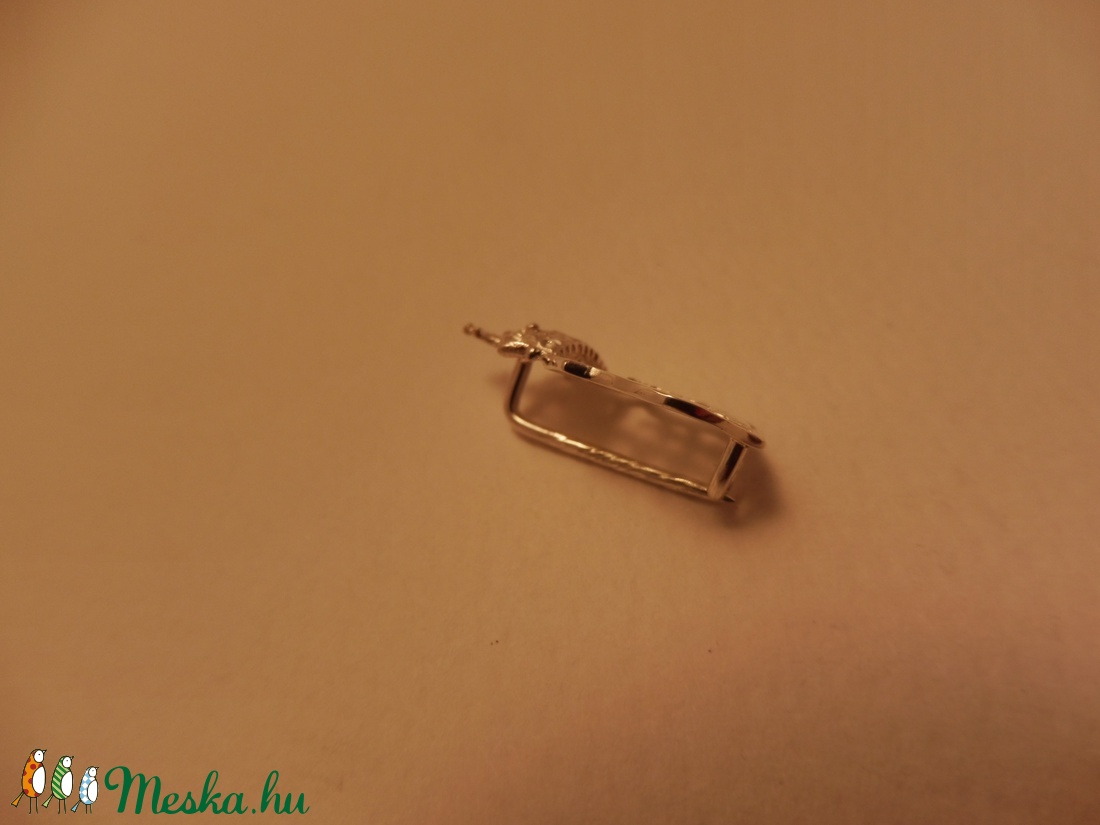 ezüst címer kitűző   -30% -  - Meska.hu