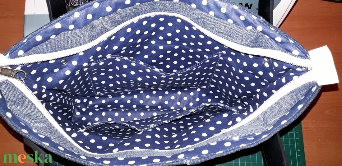 Cicás  cipzáras táska - táska & tok - kézitáska & válltáska - válltáska - Meska.hu