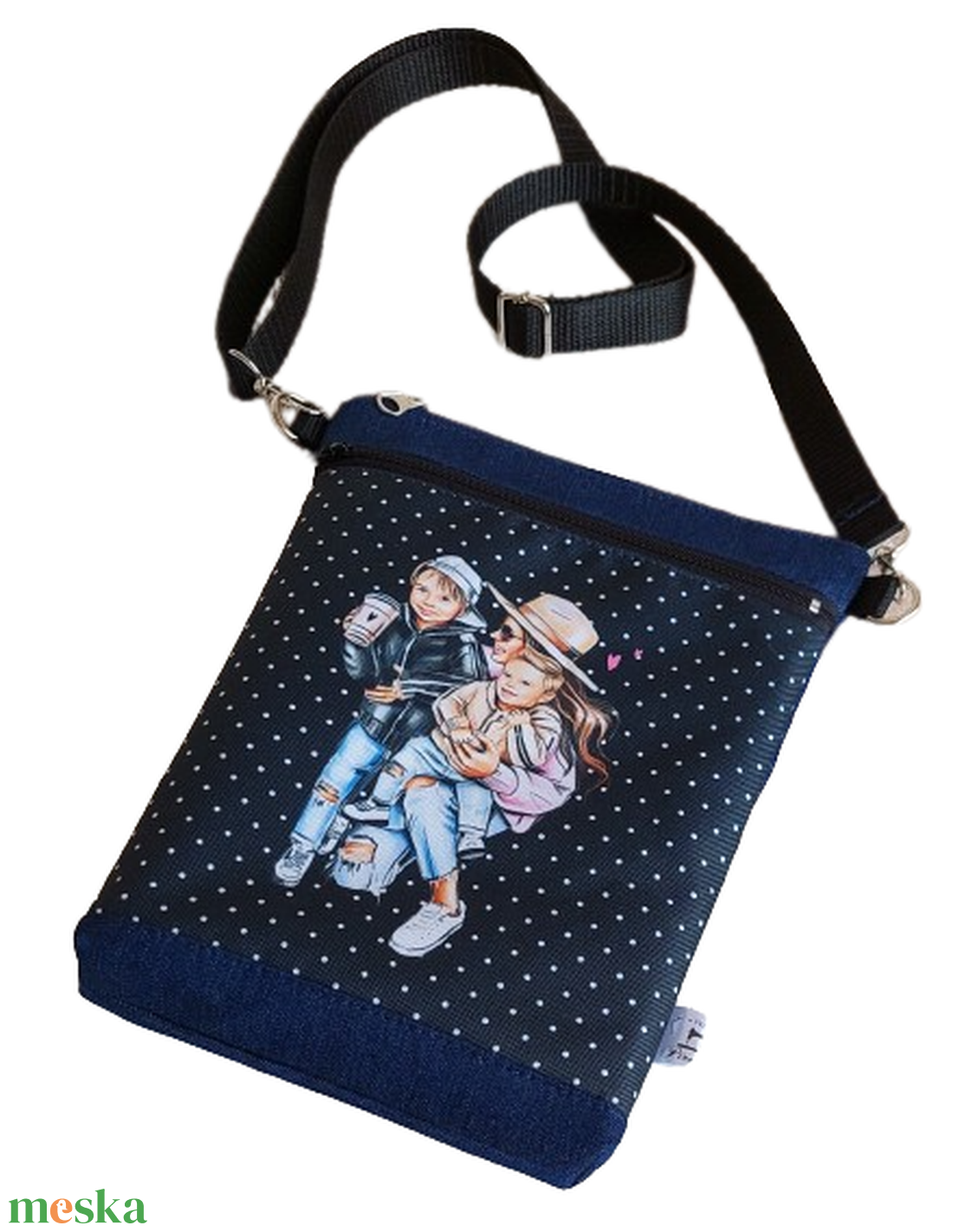  Farmer  crossbody   táska anya,gyerekek - táska & tok - kézitáska & válltáska - vállon átvethető táska - Meska.hu