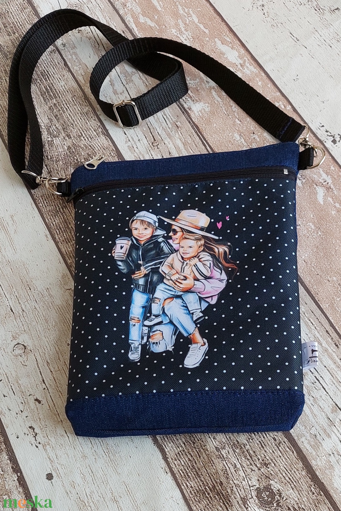  Farmer  crossbody   táska  Anya,gyerekek - táska & tok - kézitáska & válltáska - vállon átvethető táska - Meska.hu