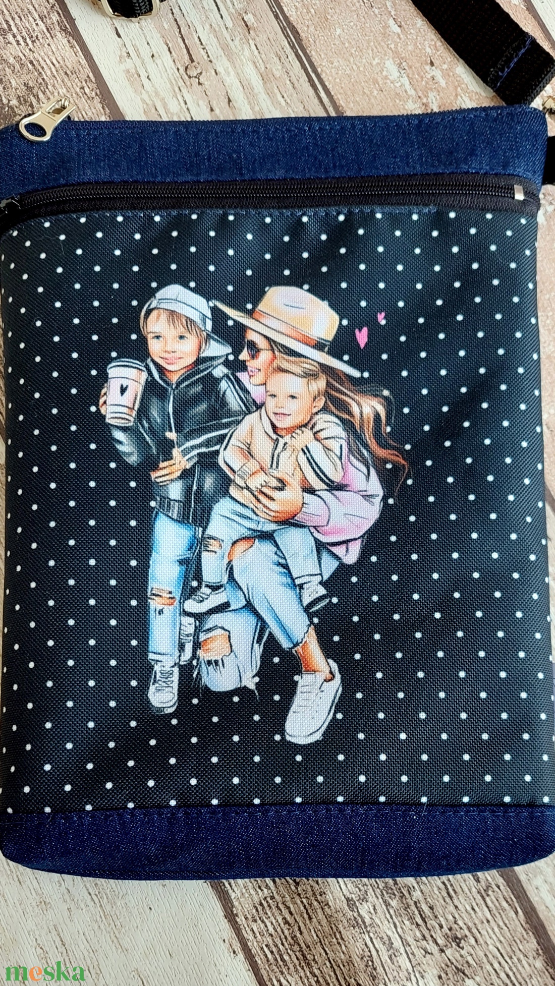  Farmer  crossbody   táska  Anya,gyerekek - táska & tok - kézitáska & válltáska - vállon átvethető táska - Meska.hu
