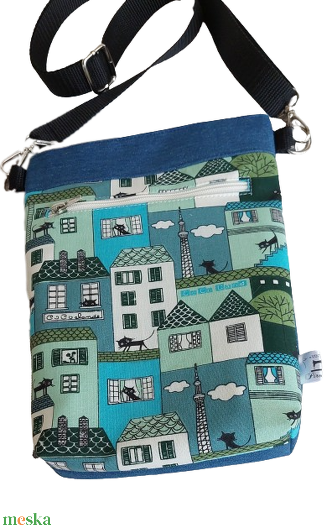 Cicás crossbody ,party táska,cica a háztetőn - táska & tok - kézitáska & válltáska - vállon átvethető táska - Meska.hu Cicás crossbody ,party táska,cica a háztetőn - táska & tok - kézitáska & válltáska - vállon átvethető táska - Meska.hu