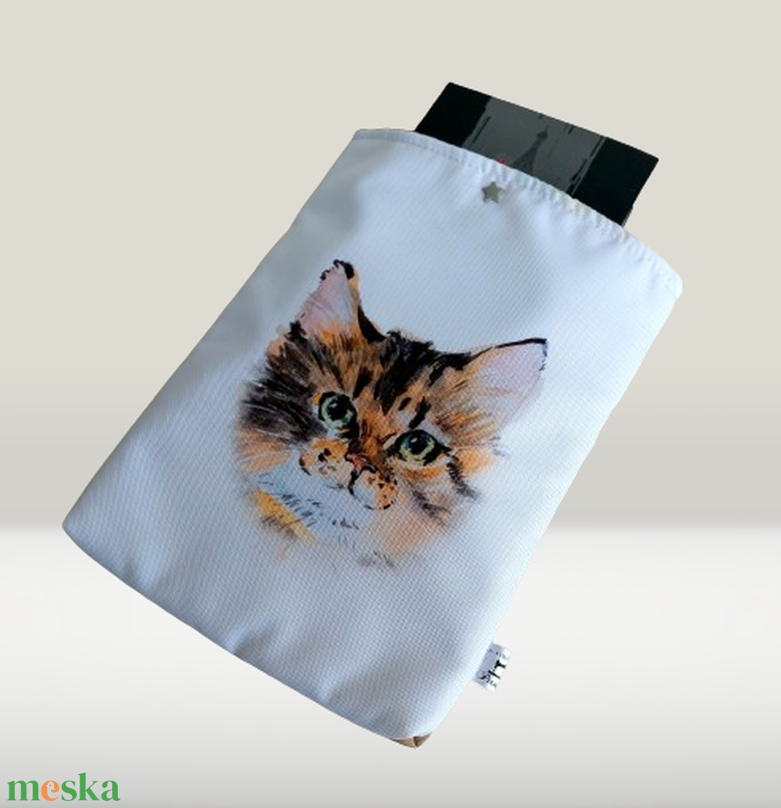 Akció!  Cicás Vízálló Könyvvédő tok ,Tablet,  Ebook tok - táska & tok - ebook & tablet tok - Meska.hu