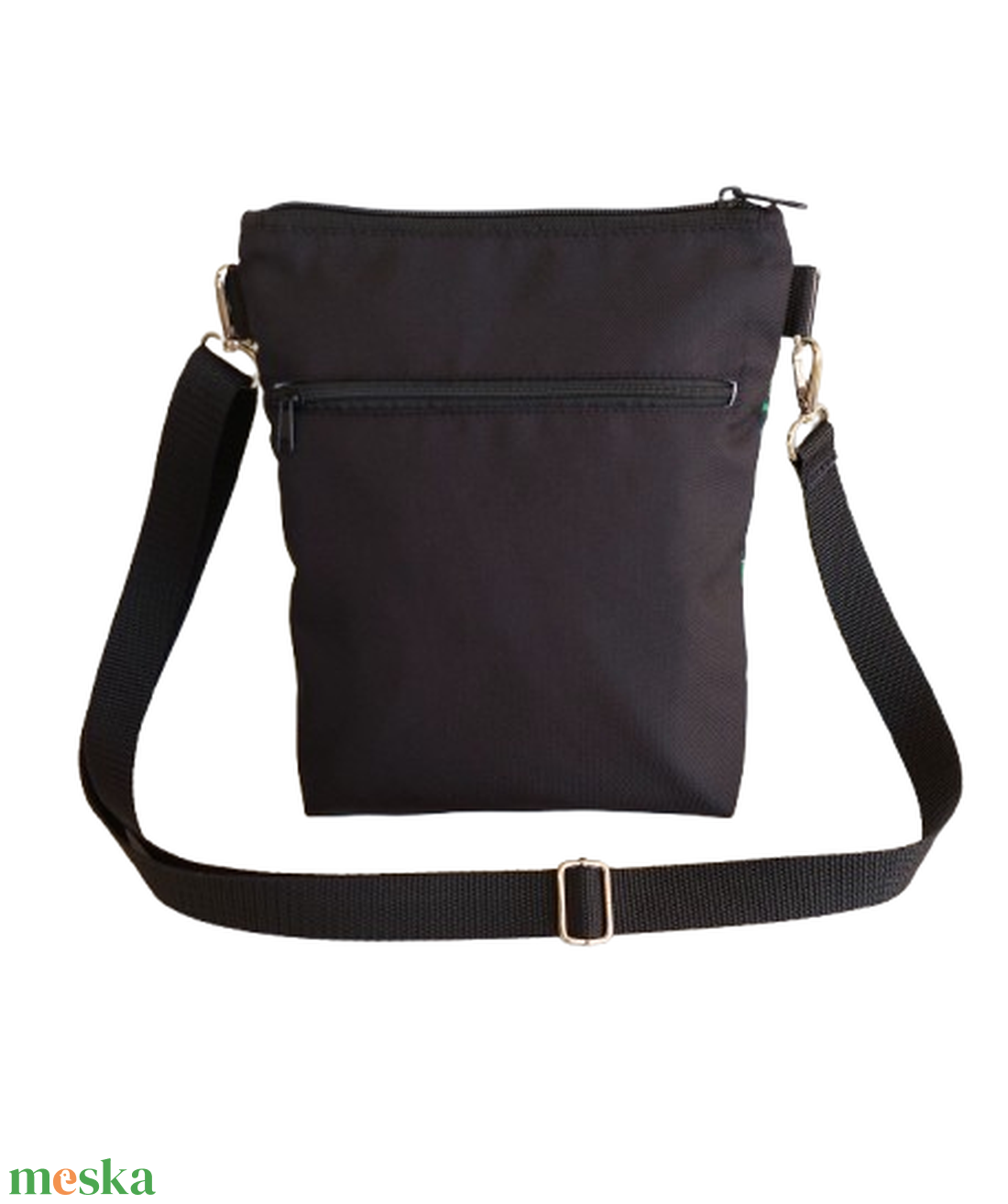 Zöld leveles Vízálló  crossbody  táska ,válltáska Sokzsebes -Valentinnap,Nőnap,Anyáknapja - táska & tok - kézitáska & válltáska - vállon átvethető táska - Meska.hu
