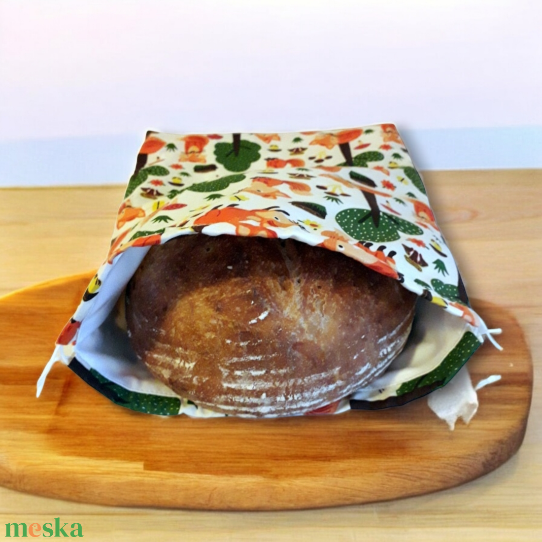 Nagyméretű  kenyeres zsák ,kenyér ,péksütemény tárolására - táska & tok - bevásárlás & shopper táska - kenyeres zsák - Meska.hu