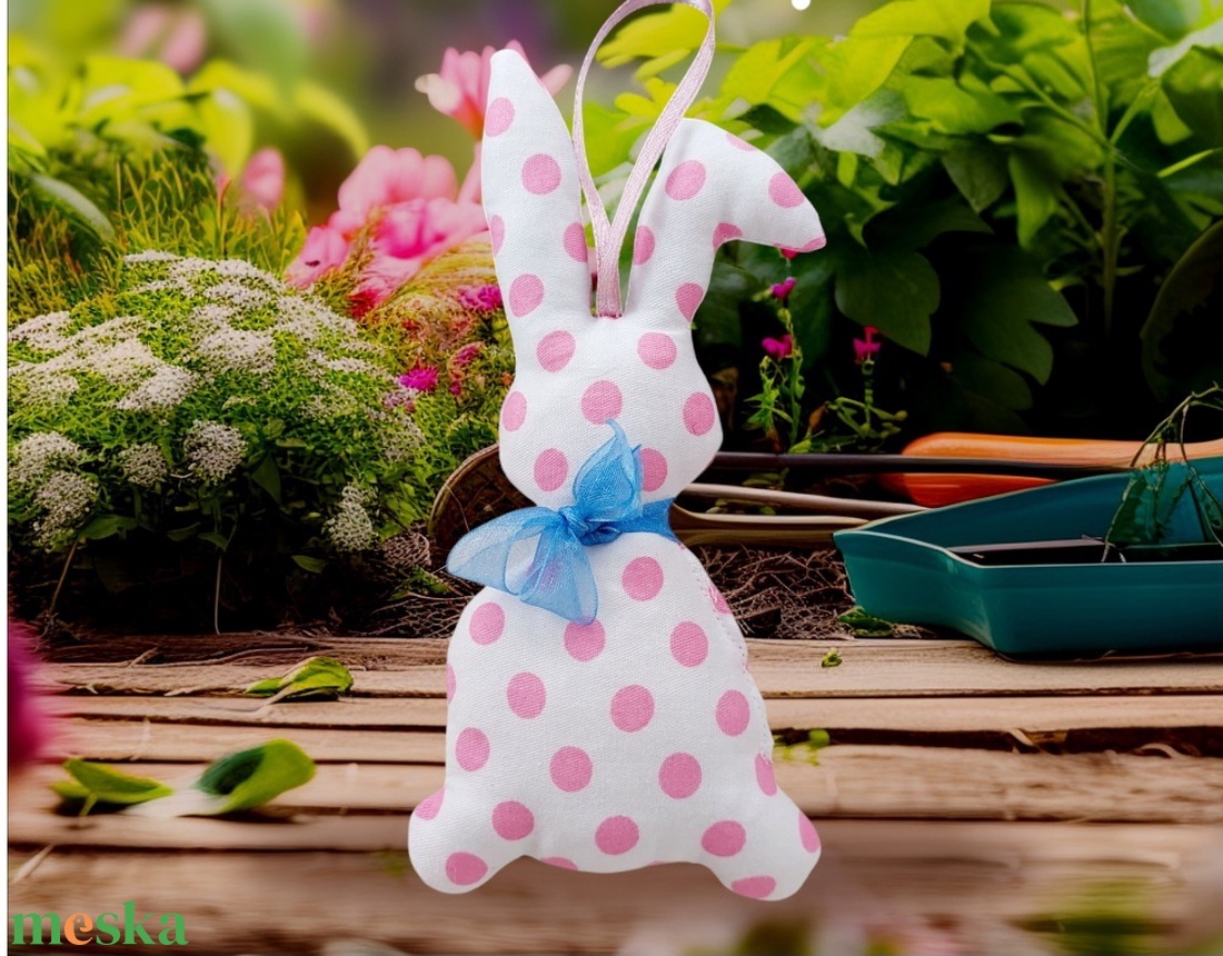 Bájos, szeretnivaló textil nyuszi - játék & sport - plüssállat & játékfigura - nyuszi - Meska.hu