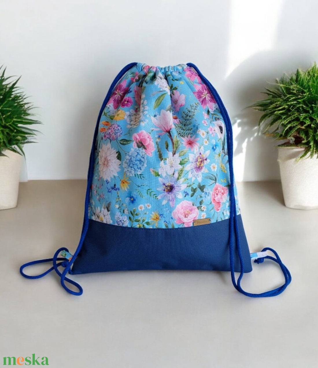 Vízálló Gymbag hátizsák,tornazsák ,Virágos - táska & tok - hátizsák - tornazsák, gymbag - Meska.hu Vízálló Gymbag hátizsák,tornazsák ,Virágos - táska & tok - hátizsák - tornazsák, gymbag - Meska.hu