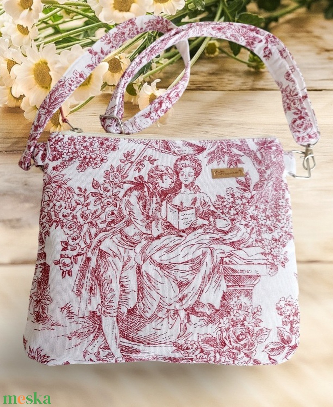 Crossbody , övtáska,válltáska, kistáska"Romantikus" akciós termékkép 1