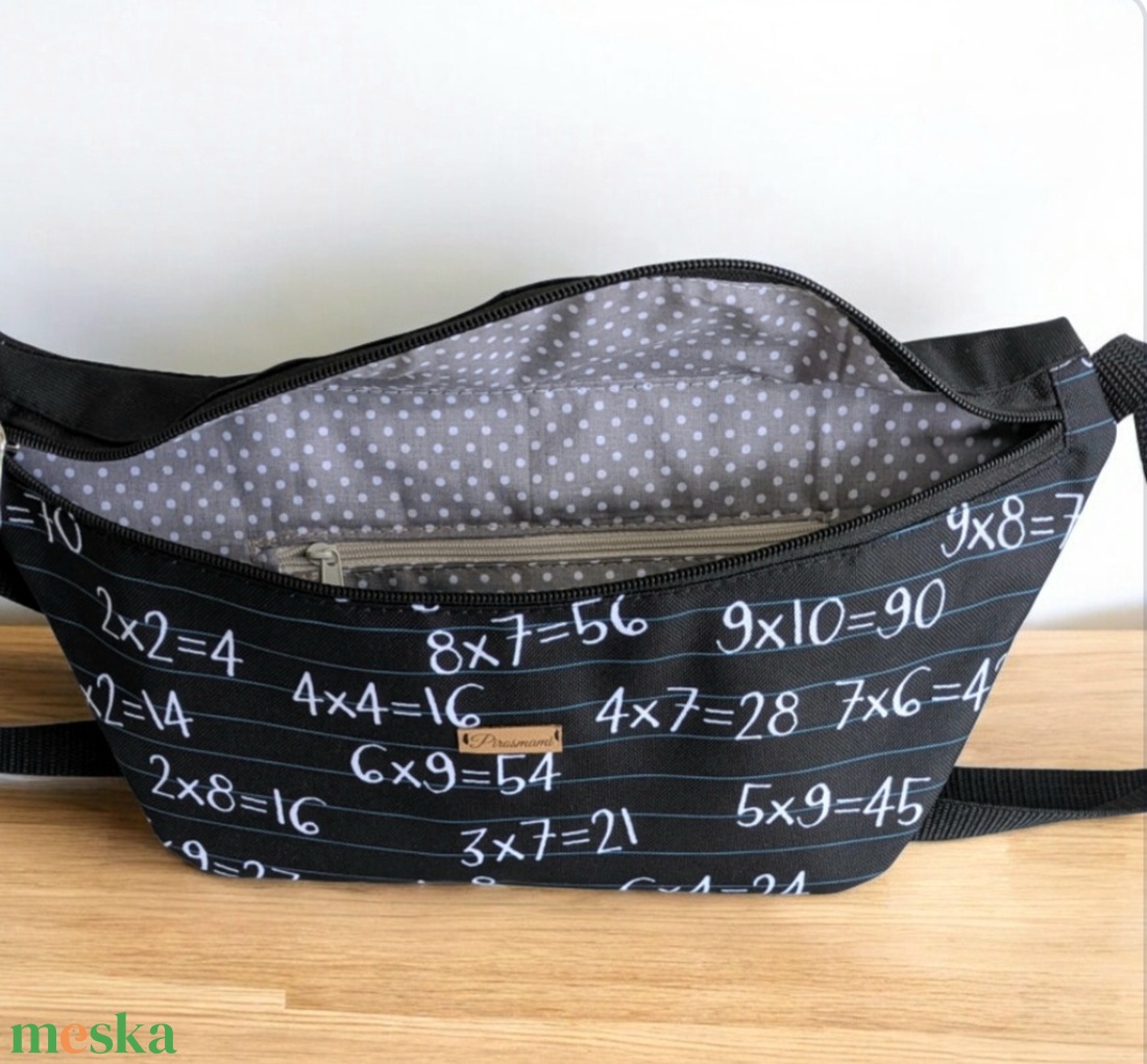 Vízálló Övtáska,Testtáska,válltáska,crossbody Szorzótábla , belső cipzáras zsebbel - táska & tok - övtáska - Meska.hu Vízálló Övtáska,Testtáska,válltáska,crossbody Szorzótábla , belső cipzáras zsebbel - táska & tok - övtáska - Meska.hu