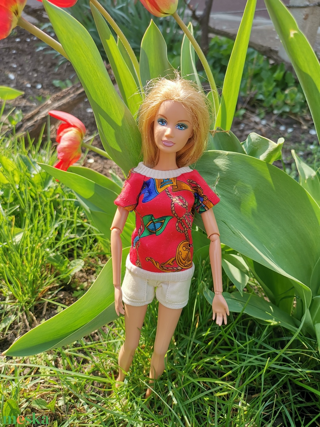 Barbie babaruha-tarka póló - játék & sport - baba & babaház - babaruha, babakellék - Meska.hu Barbie babaruha-tarka póló - játék & sport - baba & babaház - babaruha, babakellék - Meska.hu