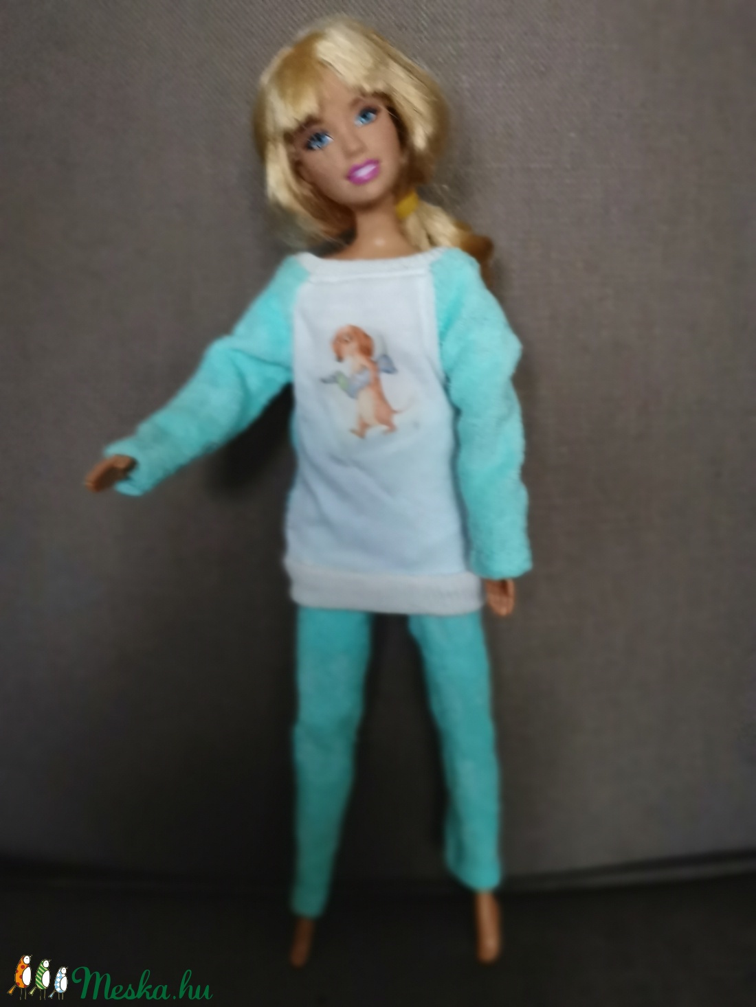 Barbie baba türkiz pizsama - játék & sport - baba & babaház - babaruha, babakellék - Meska.hu Barbie baba türkiz pizsama - játék & sport - baba & babaház - babaruha, babakellék - Meska.hu