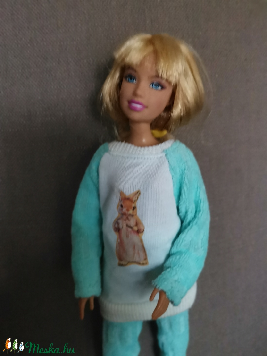 Barbie baba türkiz pizsama - játék & sport - baba & babaház - babaruha, babakellék - Meska.hu Barbie baba türkiz pizsama - játék & sport - baba & babaház - babaruha, babakellék - Meska.hu