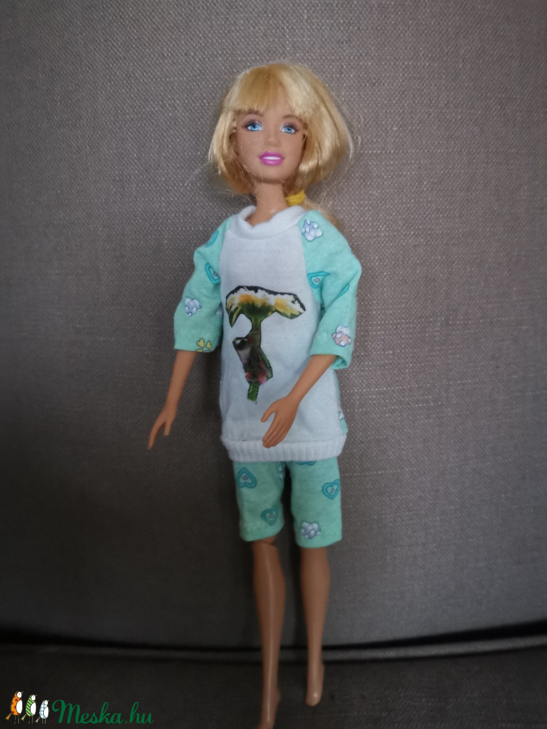 Barbie baba türkiz pizsama - játék & sport - baba & babaház - babaruha, babakellék - Meska.hu Barbie baba türkiz pizsama - játék & sport - baba & babaház - babaruha, babakellék - Meska.hu