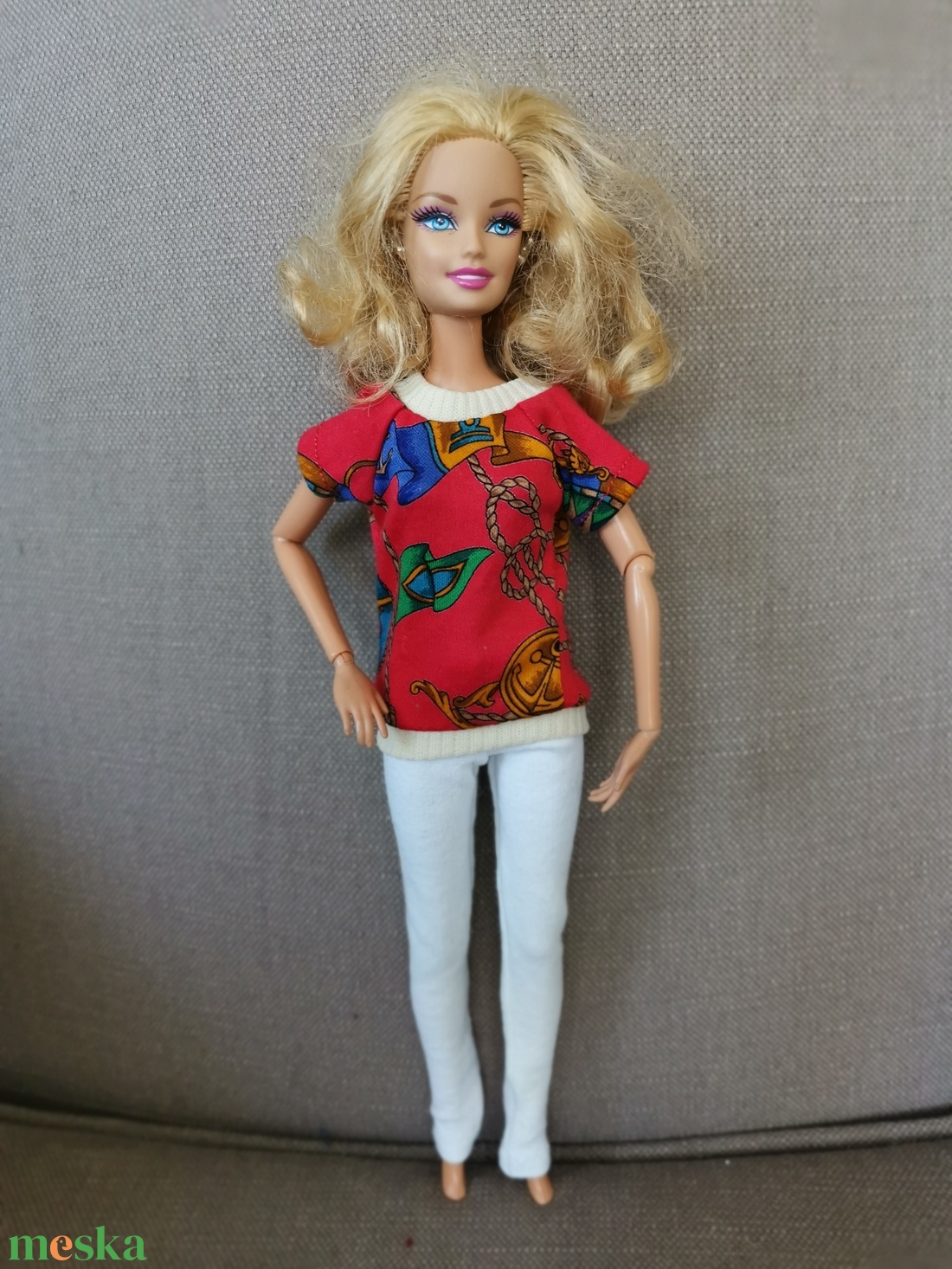Barbie babaruha póló nadrággal - játék & sport - baba & babaház - babaruha, babakellék - Meska.hu Barbie babaruha póló nadrággal - játék & sport - baba & babaház - babaruha, babakellék - Meska.hu