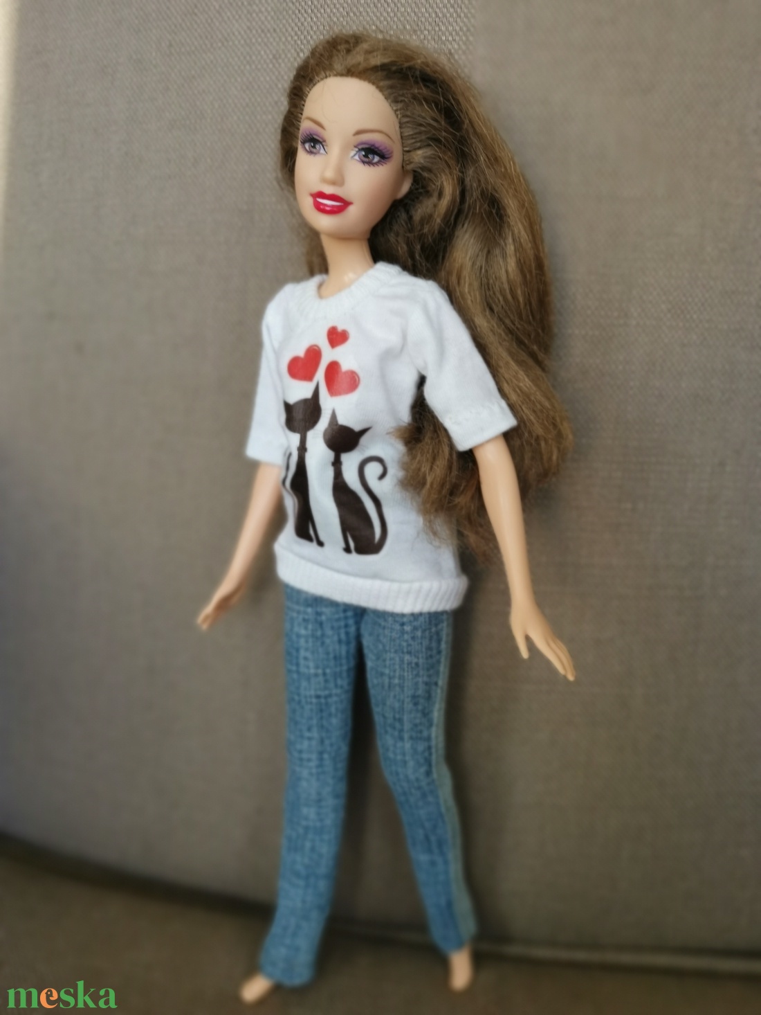 Barbie babaruha póló nadrággal - játék & sport - baba & babaház - babaruha, babakellék - Meska.hu Barbie babaruha póló nadrággal - játék & sport - baba & babaház - babaruha, babakellék - Meska.hu