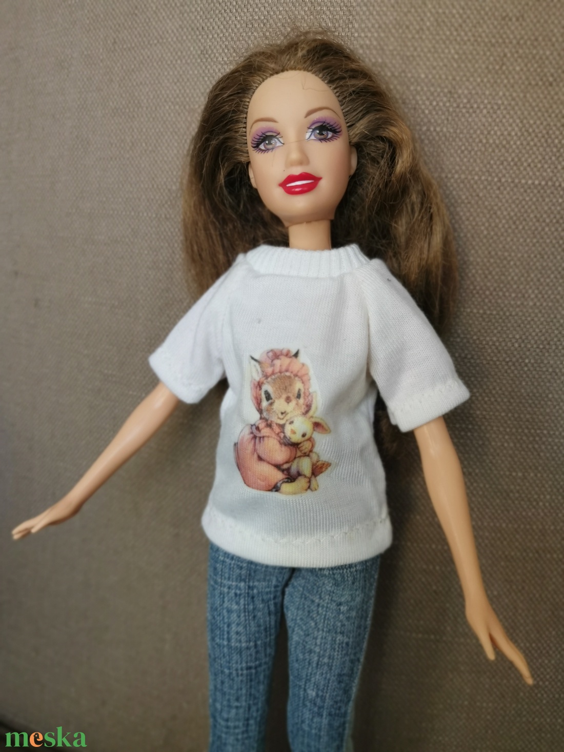 Barbie babaruha matricás póló - játék & sport - baba & babaház - babaruha, babakellék - Meska.hu Barbie babaruha matricás póló - játék & sport - baba & babaház - babaruha, babakellék - Meska.hu