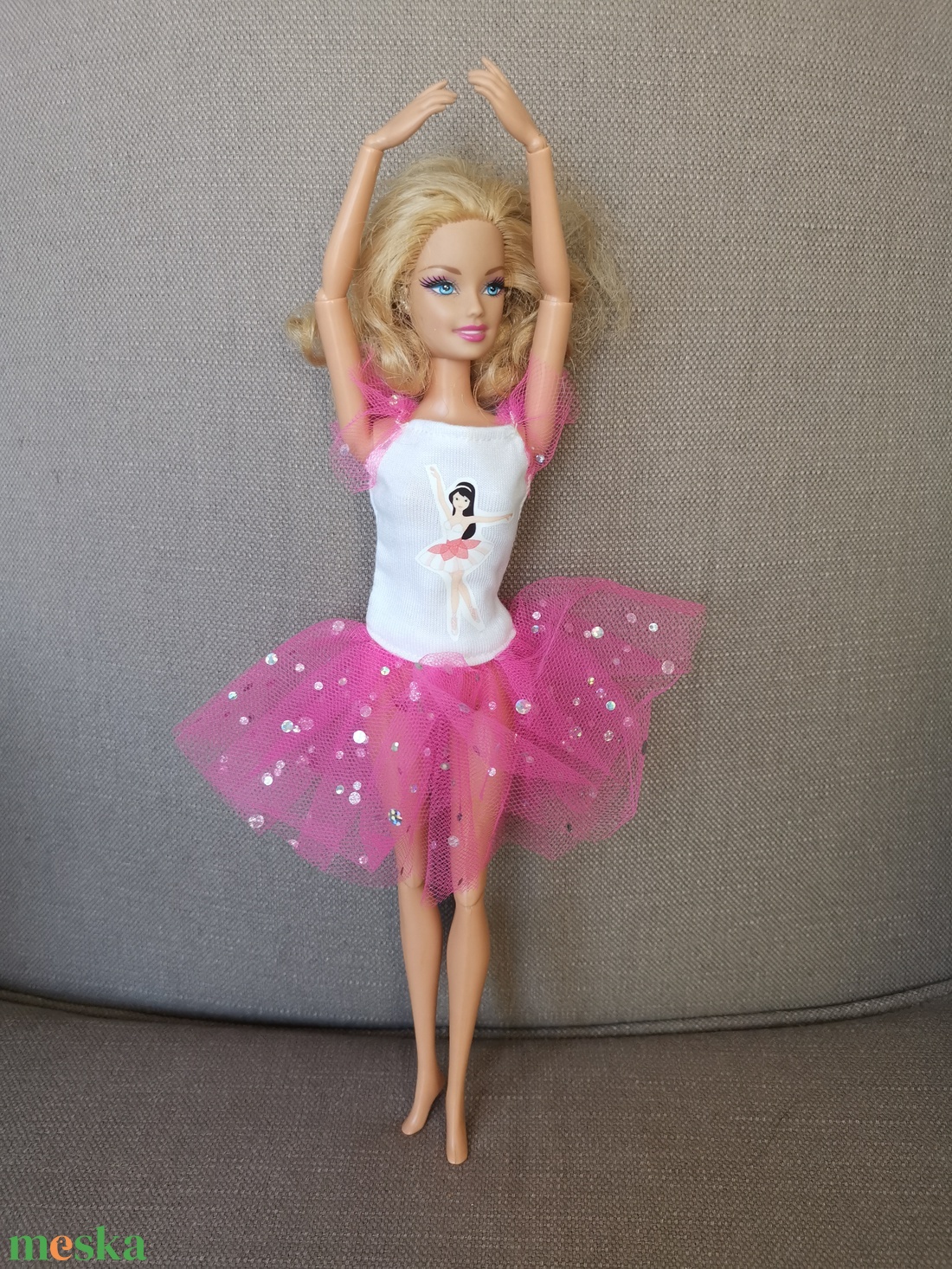 Barbie balerina ruha  - játék & sport - baba & babaház - babaruha, babakellék - Meska.hu
