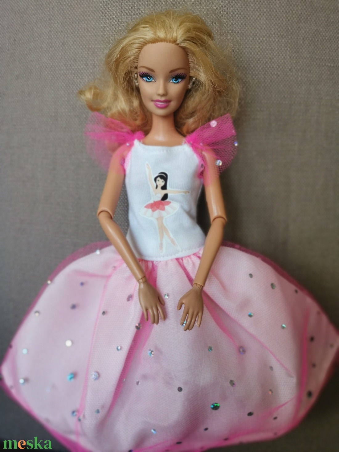 Barbie rózsaszín alkalmi selyem és tüll babaruha - játék & sport - baba & babaház - babaruha, babakellék - Meska.hu Barbie rózsaszín alkalmi selyem és tüll babaruha - játék & sport - baba & babaház - babaruha, babakellék - Meska.hu