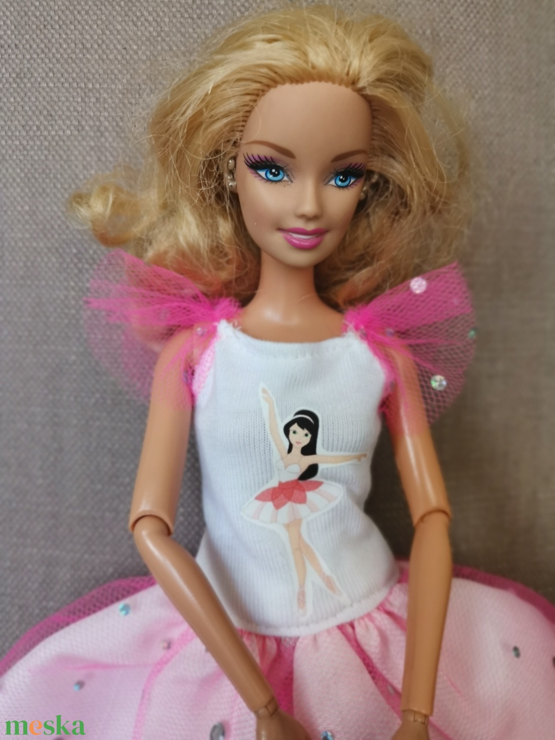 Barbie rózsaszín alkalmi selyem és tüll babaruha - játék & sport - baba & babaház - babaruha, babakellék - Meska.hu Barbie rózsaszín alkalmi selyem és tüll babaruha - játék & sport - baba & babaház - babaruha, babakellék - Meska.hu