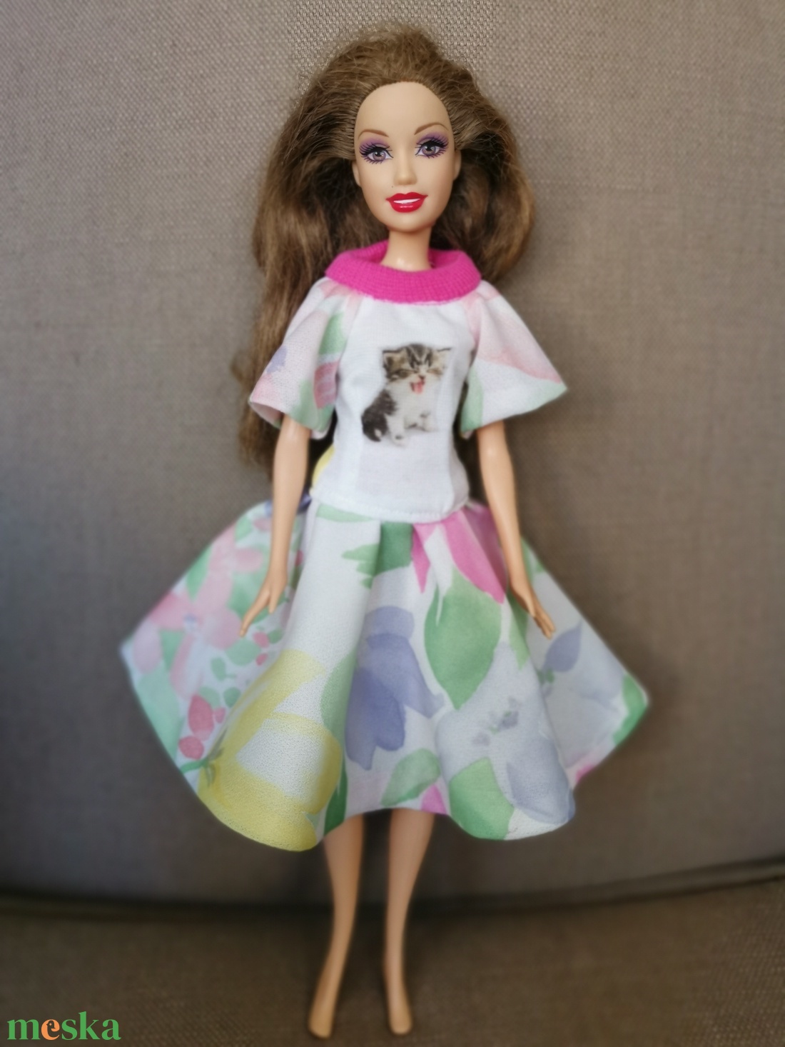 Barbie virágos babaruha - játék & sport - baba & babaház - barbie ruhák - Meska.hu Barbie virágos babaruha - játék & sport - baba & babaház - barbie ruhák - Meska.hu
