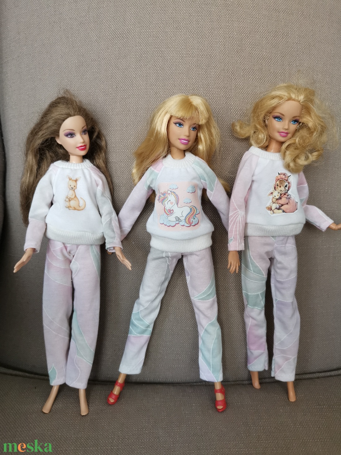 Barbie pizsama - játék & sport - baba & babaház - babaruha, babakellék - Meska.hu Barbie pizsama - játék & sport - baba & babaház - babaruha, babakellék - Meska.hu