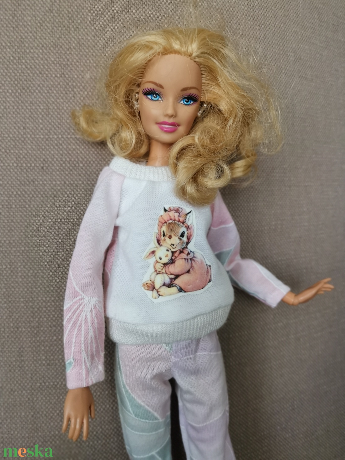 Barbie pizsama - játék & sport - baba & babaház - babaruha, babakellék - Meska.hu Barbie pizsama - játék & sport - baba & babaház - babaruha, babakellék - Meska.hu
