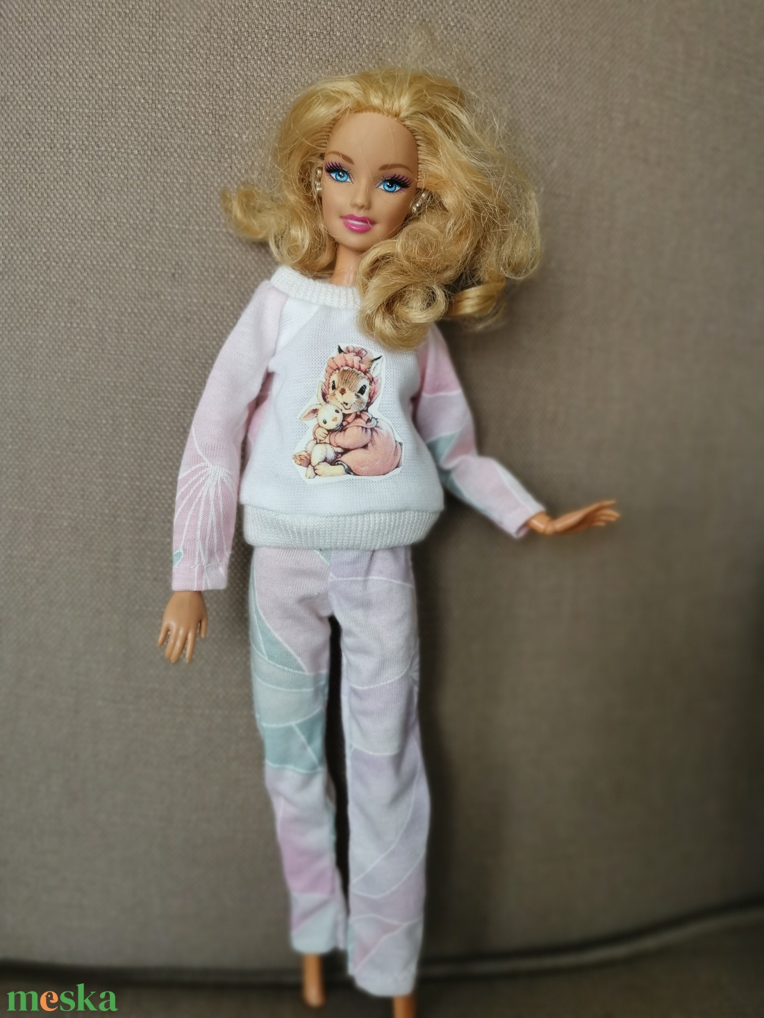 Barbie pizsama - játék & sport - baba & babaház - babaruha, babakellék - Meska.hu Barbie pizsama - játék & sport - baba & babaház - babaruha, babakellék - Meska.hu