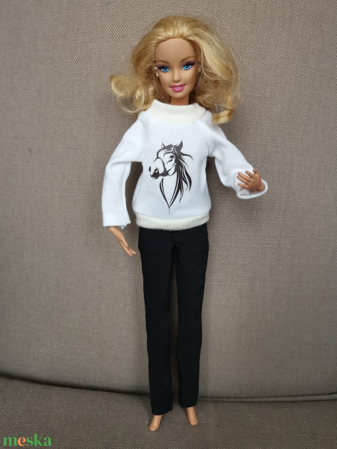 Barbie babaruha mintás hosszú ujjú felső - játék & sport - baba & babaház - öltöztethető baba - Meska.hu Barbie babaruha mintás hosszú ujjú felső - játék & sport - baba & babaház - öltöztethető baba - Meska.hu
