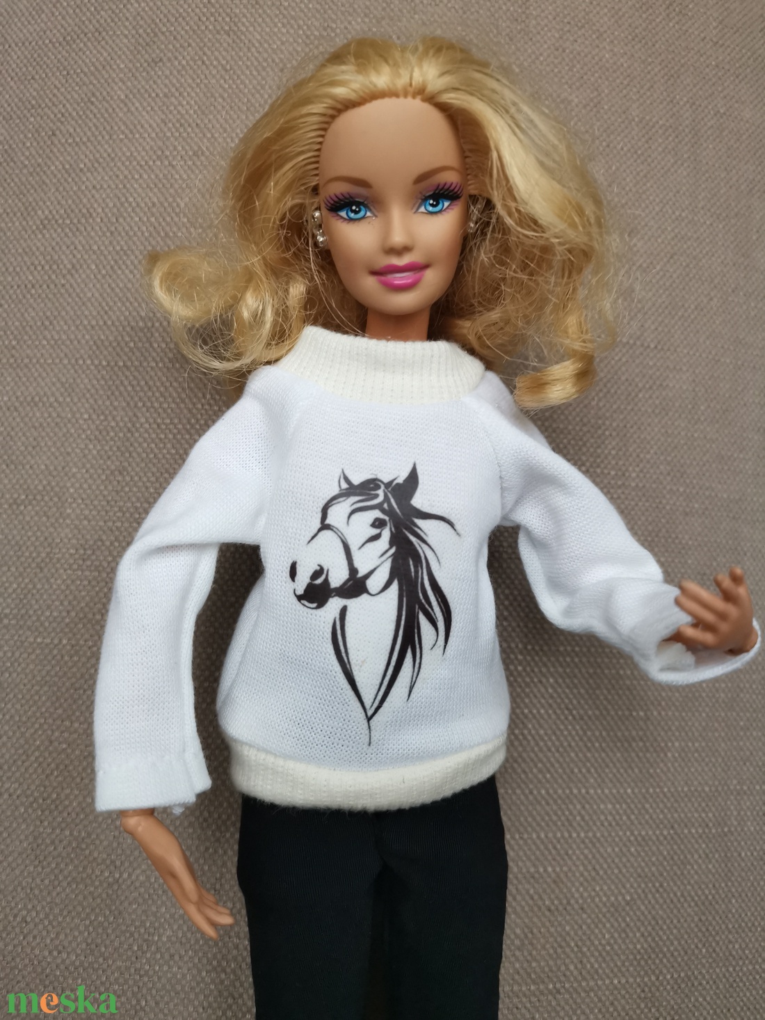Barbie babaruha mintás hosszú ujjú felső - játék & sport - baba & babaház - öltöztethető baba - Meska.hu Barbie babaruha mintás hosszú ujjú felső - játék & sport - baba & babaház - öltöztethető baba - Meska.hu