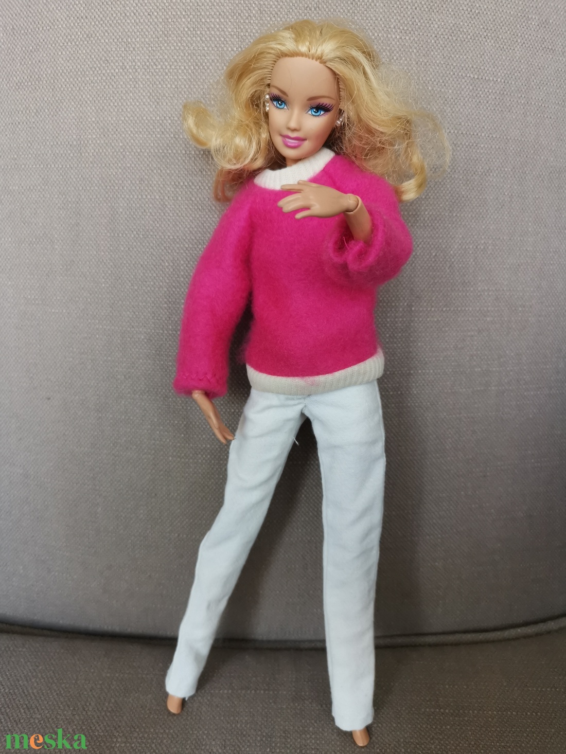 Barbie meleg pulcsi - játék & sport - baba & babaház - barbie ruhák - Meska.hu Barbie meleg pulcsi - játék & sport - baba & babaház - barbie ruhák - Meska.hu