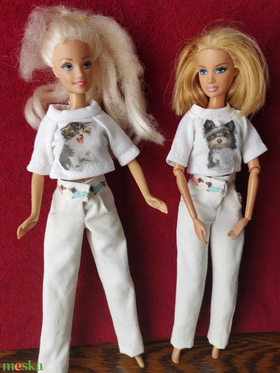Barbie babaruha rövid póló tacskópántos nadrággal - játék & sport - baba & babaház - babaruha, babakellék - Meska.hu Barbie babaruha rövid póló tacskópántos nadrággal - játék & sport - baba & babaház - babaruha, babakellék - Meska.hu
