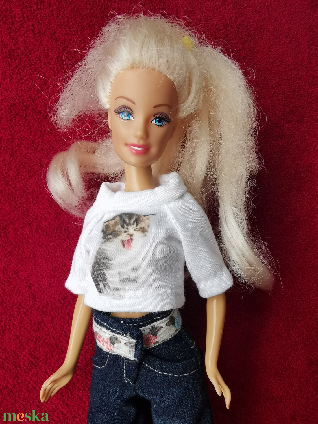 Barbie babaruha rövid póló tacskópántos nadrággal - játék & sport - baba & babaház - babaruha, babakellék - Meska.hu Barbie babaruha rövid póló tacskópántos nadrággal - játék & sport - baba & babaház - babaruha, babakellék - Meska.hu