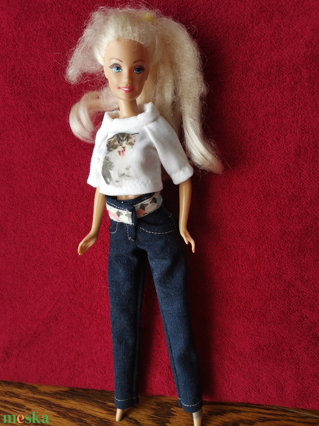 Barbie babaruha rövid póló tacskópántos nadrággal - játék & sport - baba & babaház - babaruha, babakellék - Meska.hu Barbie babaruha rövid póló tacskópántos nadrággal - játék & sport - baba & babaház - babaruha, babakellék - Meska.hu
