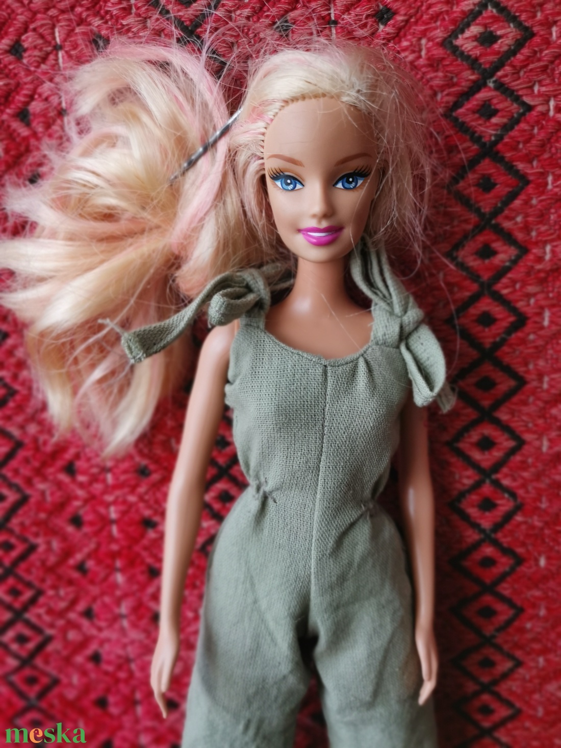 Barbie vászon nyári overáll - játék & sport - baba & babaház - babaruha, babakellék - Meska.hu Barbie vászon nyári overáll - játék & sport - baba & babaház - babaruha, babakellék - Meska.hu