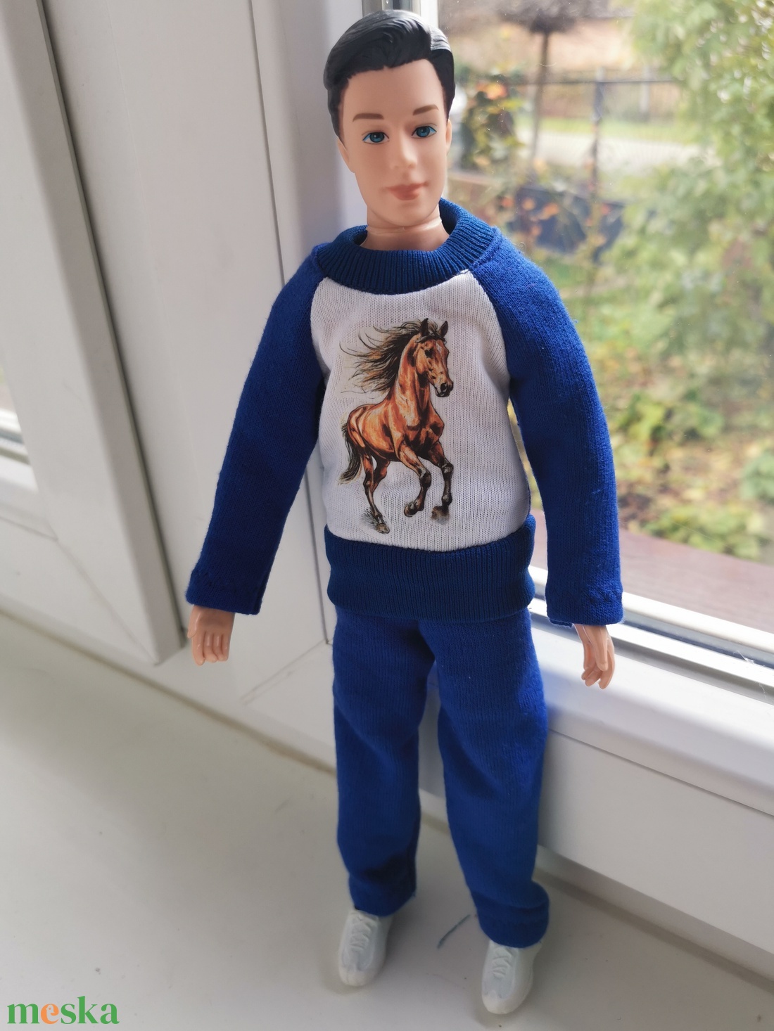 Ken szabadidő ruha matricás felsővel - játék & sport - baba & babaház - babaruha, babakellék - Meska.hu