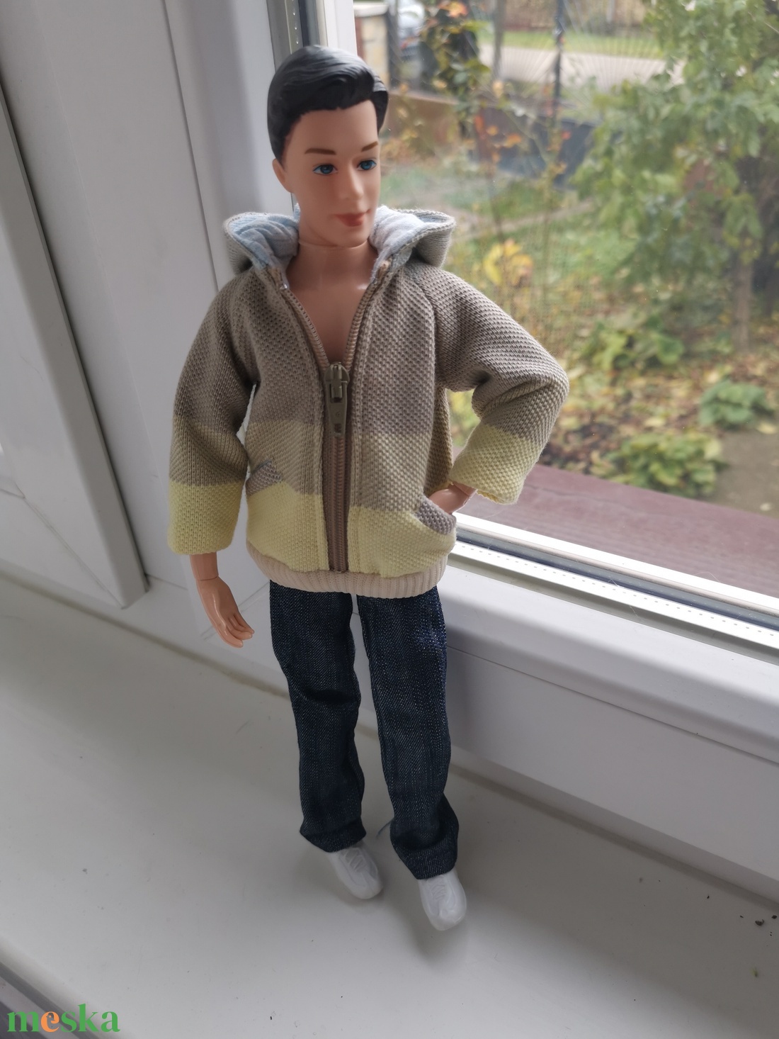 Kennek készült színátmenetes dzseki - játék & sport - baba & babaház - babaruha, babakellék - Meska.hu