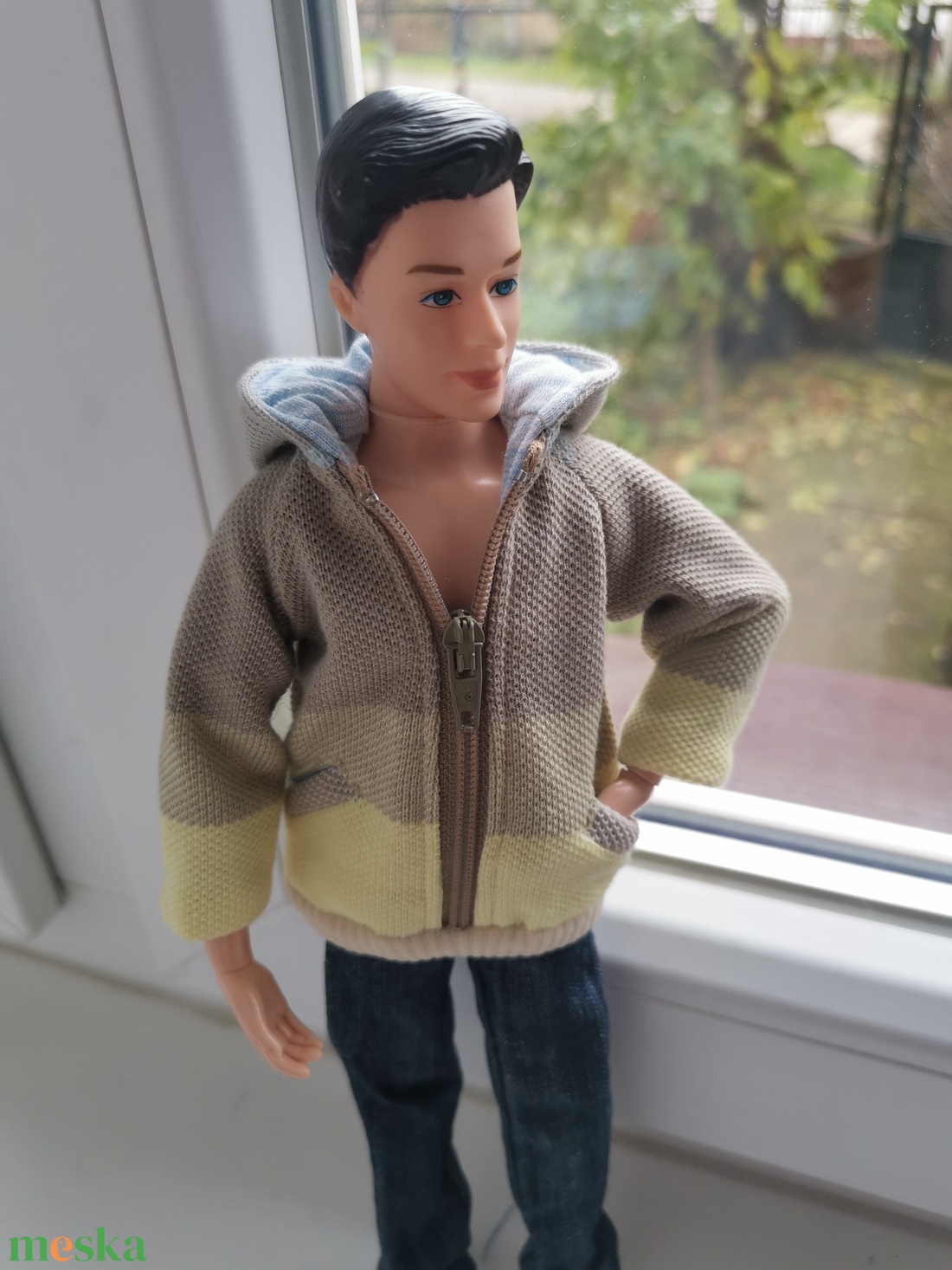 Kennek készült színátmenetes dzseki - játék & sport - baba & babaház - babaruha, babakellék - Meska.hu